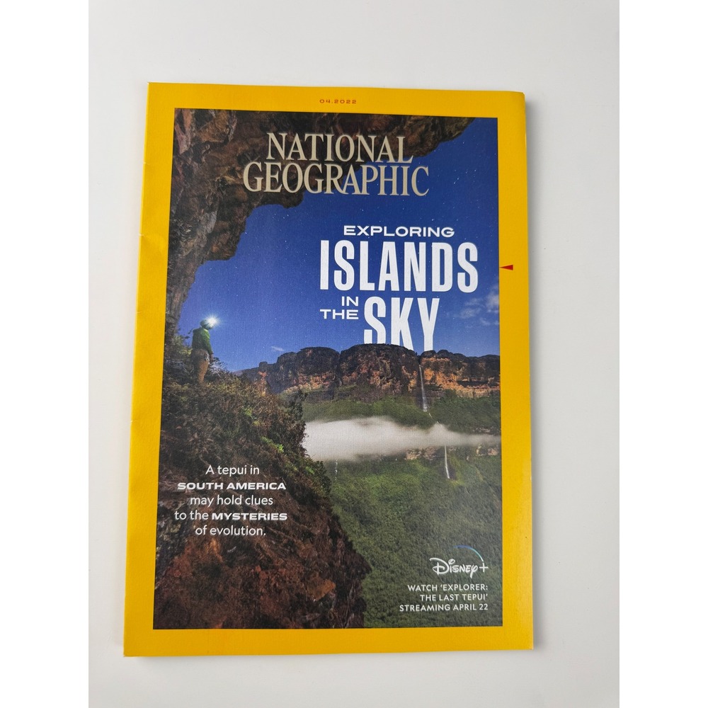 National Geographic Magazine April 2022 Exploring Islands in the Sky